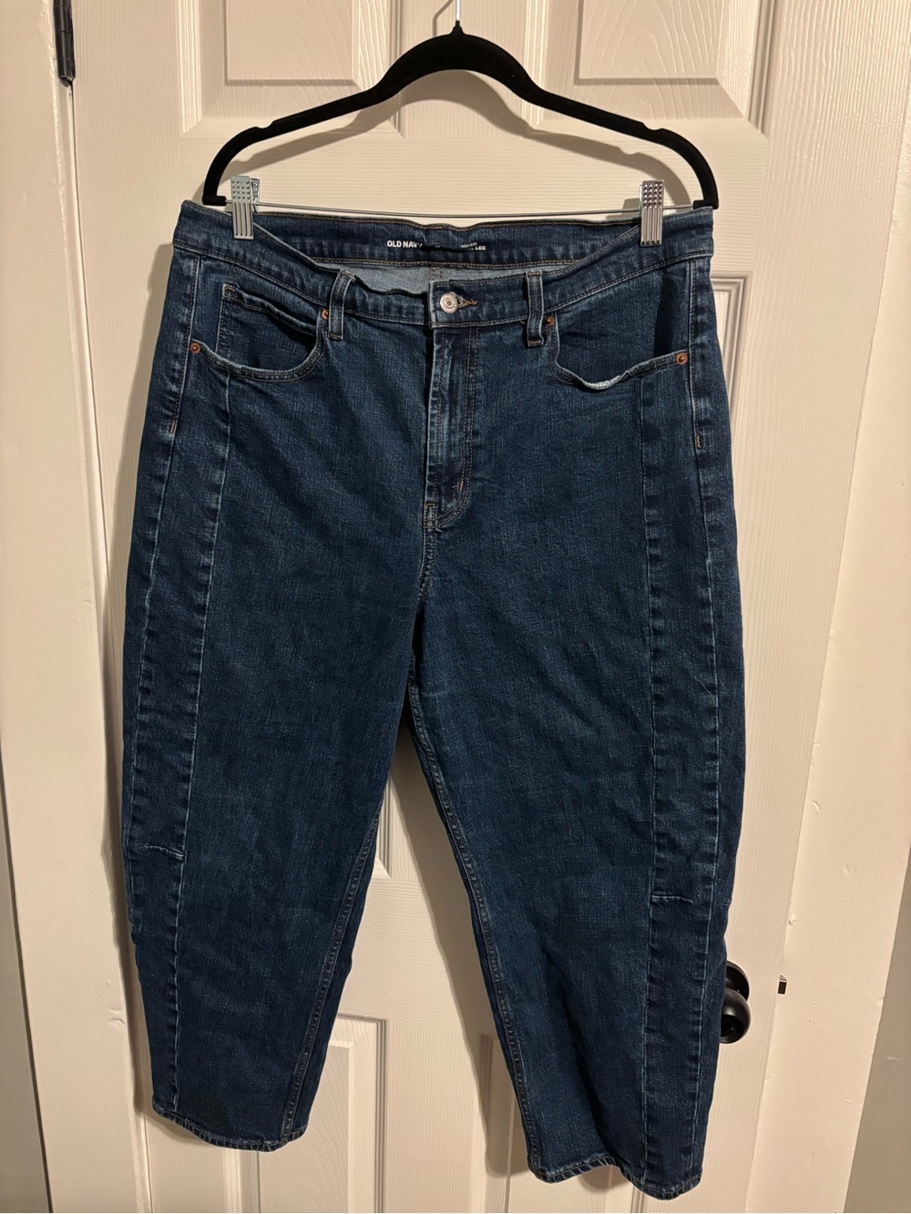 Old Navy Women's Dark Indigo Boyfriend Jeans
